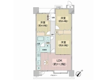 【大阪府/大阪市西淀川区姫里】ルネパークオアシス 間取り図