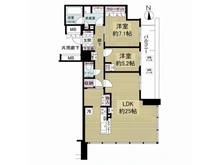 【大阪府/大阪市西区南堀江】ジオタワー南堀江 間取り図