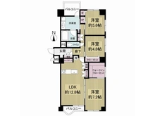 【大阪府/大阪市中央区内平野町】ロイヤルコーポ大手門 間取り図