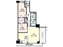 【大阪府/大阪市鶴見区鶴見】サンヴェール鶴見緑地 間取り図