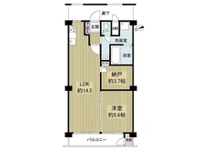 【大阪府/大阪市旭区新森】新森小路コーポ 間取り図