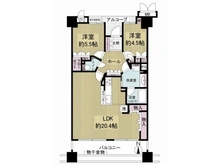 【大阪府/大阪市鶴見区今津南】ルネヒューマンズガーデン鶴見 間取り図
