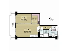 【大阪府/大阪市北区中崎西】レック北梅田 間取り図