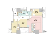 【大阪府/大阪市中央区瓦町】ローレルタワー御堂筋本町 間取り図