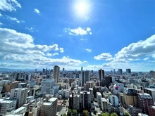 【大阪府/大阪市中央区内久宝寺町】グランドメゾン上町台レジデンスタワー 南側の遮る建物のない眺望をお楽しみ下さい♪