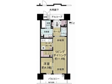 【大阪府/大阪市都島区中野町】サンフォーリーフタウン桜ノ宮 間取り図