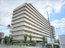 【大阪府/大阪市西淀川区福町】キングマンション新淀川 外観：総戸数２０３戸の大規模マンションです♪