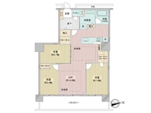 【大阪府/大阪市浪速区湊町】ローレルタワー難波 間取り図