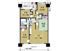 【大阪府/大阪市鶴見区横堤】ビープレイス西棟 間取り図