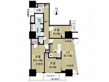 【大阪府/大阪市西区靱本町】プレミストタワー靭本町 間取り図