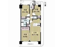 【大阪府/大阪市旭区高殿】ディオ・フェルティ旭公園 間取り図
