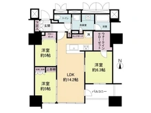 【大阪府/大阪市西区靱本町】プレミストタワー靭本町 間取り図