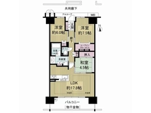 【大阪府/大阪市城東区中央】マストメゾン城東中央 間取り図