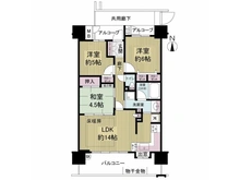 【大阪府/大阪市都島区高倉町】カサーレ都島高倉町 間取り図