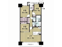 【大阪府/大阪市都島区善源寺町】セントプレイス大阪ガーデンアクアコート 間取り図