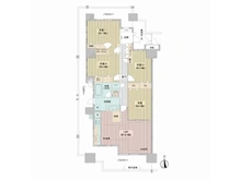 【大阪府/大阪市鶴見区横堤】ビープレイス西棟 間取り図