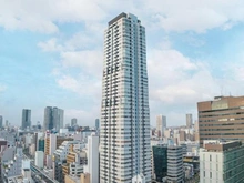 【大阪府/大阪市西区江戸堀】ディーグラフォート大阪N.Y.タワーHIGOBASHI 現地外観写真