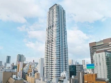 【大阪府/大阪市西区江戸堀】ディーグラフォート大阪N.Y.タワーHIGOBASHI 現地外観写真