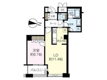 【大阪府/大阪市西区江戸堀】ディーグラフォート大阪N.Y.タワーHIGOBASHI 間取り図