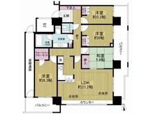 【大阪府/大阪市西区南堀江】エルザグレース堀江タワー 間取り図