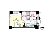 【大阪府/大阪市中央区久太郎町】プレミスト堺筋本町ラディーナ 間取り図