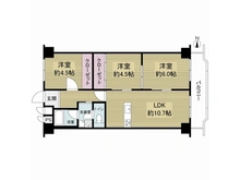 【大阪府/大阪市北区本庄東】天神橋ホワイトハイツ 間取り図