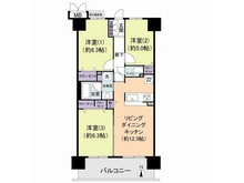 【大阪府/大阪市西淀川区御幣島】レックスシティ歌島公園 間取り図