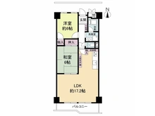 【大阪府/大阪市北区中津】中津グリーンハイツ 間取り図