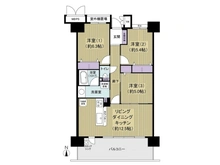 【大阪府/大阪市西淀川区大和田】ジェネラスグリーンロード 間取り図