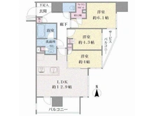 【東京都/大田区蒲田】ローレルコート蒲田 間取り図