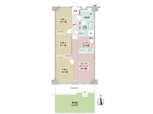 【東京都/大田区南六郷】南六郷第1スカイハイツ 間取り図