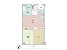 【東京都/大田区下丸子】ダイアパレス下丸子 間取り図