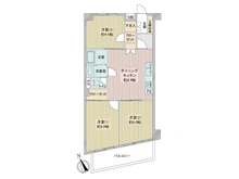 【東京都/大田区仲六郷】コートピア雑色 間取り図