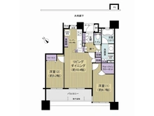 【東京都/葛飾区東新小岩】ルピアコート新小岩フレール 間取り図