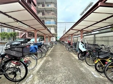【東京都/府中市栄町】府中武蔵野ハイライズ 屋根付き駐輪場