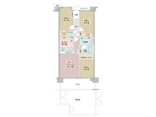 【東京都/府中市四谷】デュオヒルズ府中多摩川 間取り図