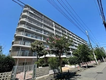 【東京都/府中市片町】府中スカイハイツ 外観：耐震補強工事実施につき新耐震基準適合マンション