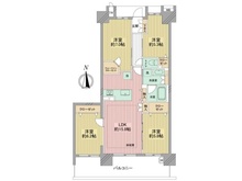 【東京都/府中市是政】リムザ 間取り図