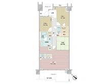 【神奈川県/横浜市戸塚区前田町】グランドメゾン東戸塚7番館 間取り図