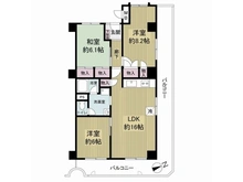 【大阪府/吹田市山田西】千里レックスマンションB棟 間取り図