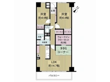 【大阪府/吹田市原町】グランドシティーダイアパレス吹田パークコート五番館 間取り図