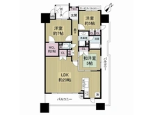 【大阪府/吹田市穂波町】クレステージ吹田 間取り図