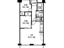 【大阪府/大阪市淀川区西三国】サン三国マンション 間取り図