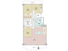 【大阪府/豊中市寺内】緑地グランドマンション 間取り図