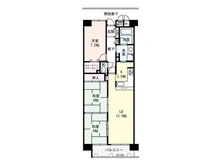 【大阪府/大阪市淀川区三国本町】ファミール北大阪リンクス 間取り図