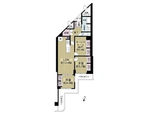 【大阪府/大阪市東淀川区東淡路】エバーグリーン淀川4号館 間取り図