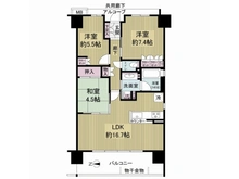 【大阪府/大阪市東淀川区相川】ウエリス相川駅前 間取り図