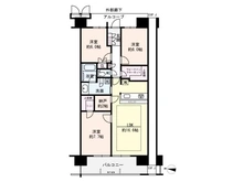 【大阪府/大阪市淀川区十八条】大阪市淀川区十八条1丁目 中古マンション 間取り図