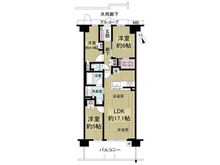 【兵庫県/西宮市枝川町】ローレルコート西宮甲子園 間取り図