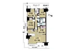 【兵庫県/西宮市田近野町】ルネ西宮仁川 間取り図